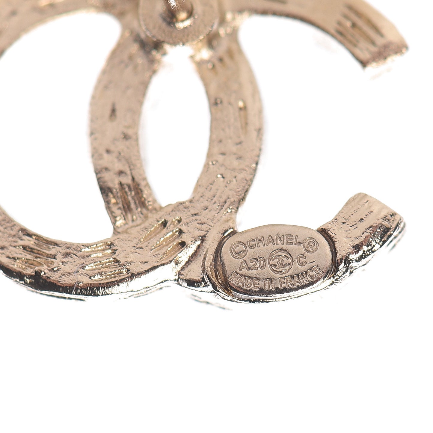 Crystal CC Earrings Gold Multicolor