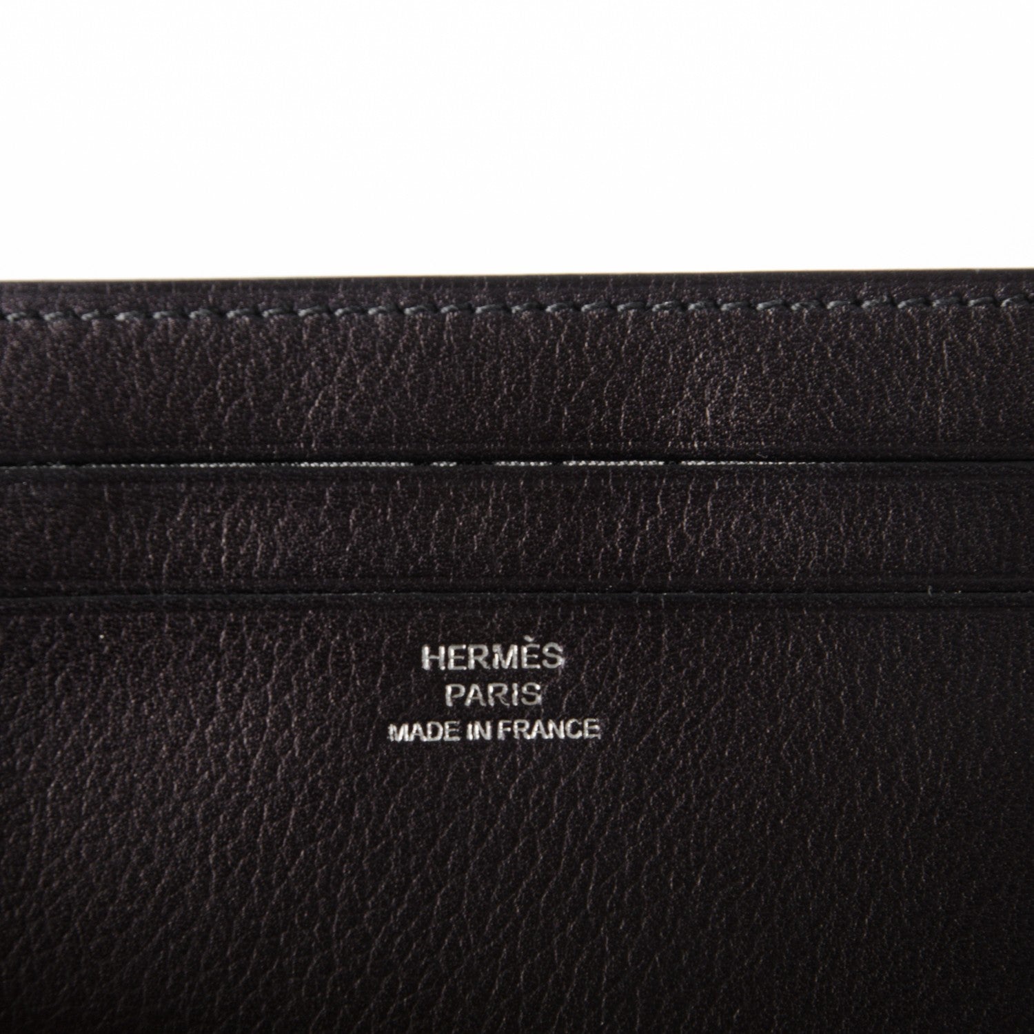 Hermes Evergrain Citizen Twill Card Case Black 5 of 7