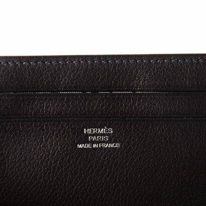 Hermes Evergrain Citizen Twill Card Case Black 5 of 7