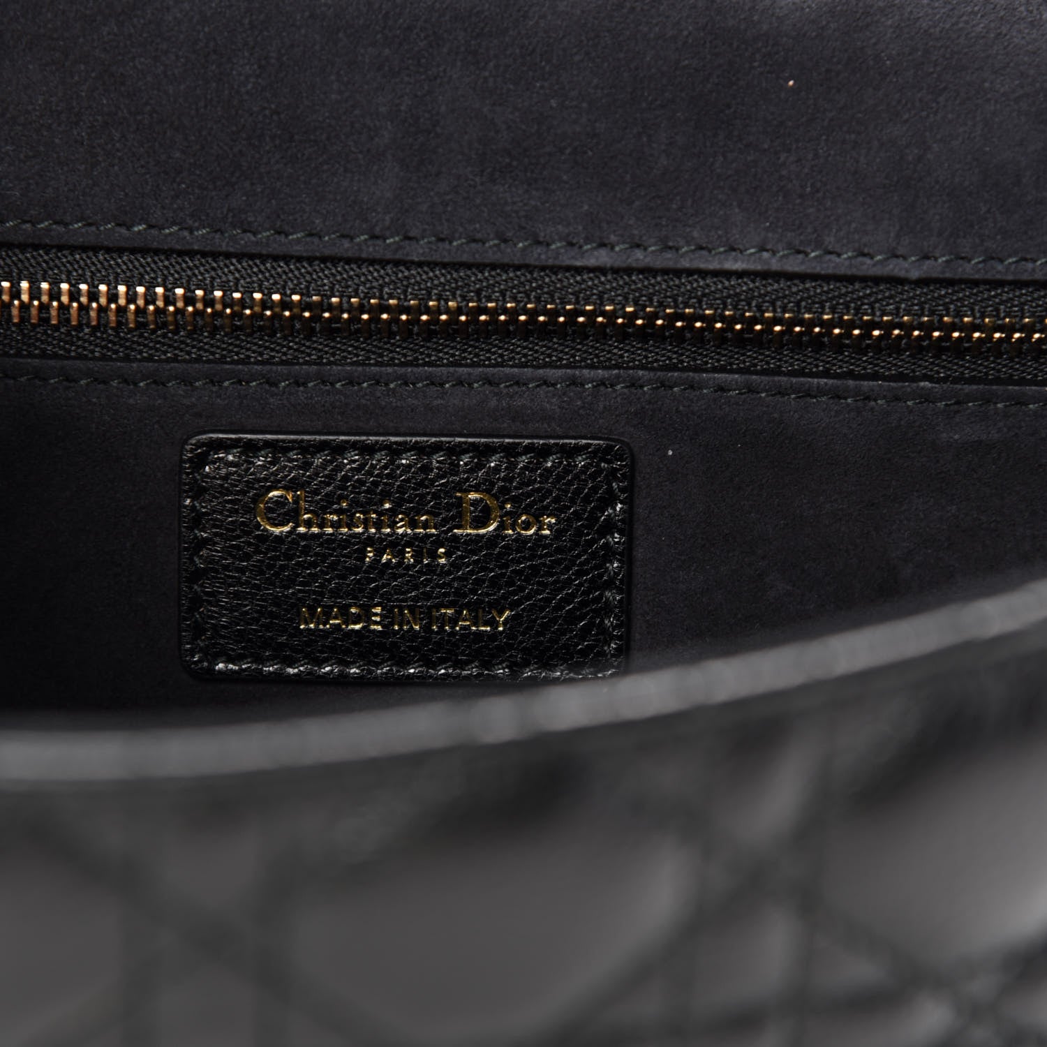 Christian Dior Lambskin Cannage Large Dioraddict Flap J’Adior Strap Black 8 of 10