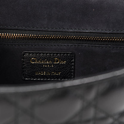 Christian Dior Lambskin Cannage Large Dioraddict Flap J’Adior Strap Black 8 of 10