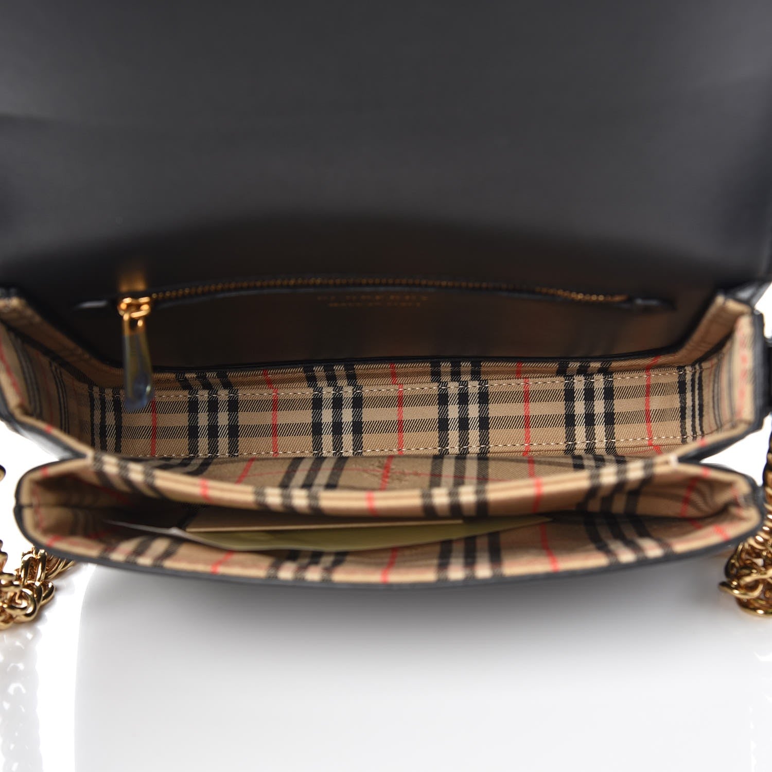 Burberry Smooth Calfskin Link Shoulder Bag Black 5 of 7