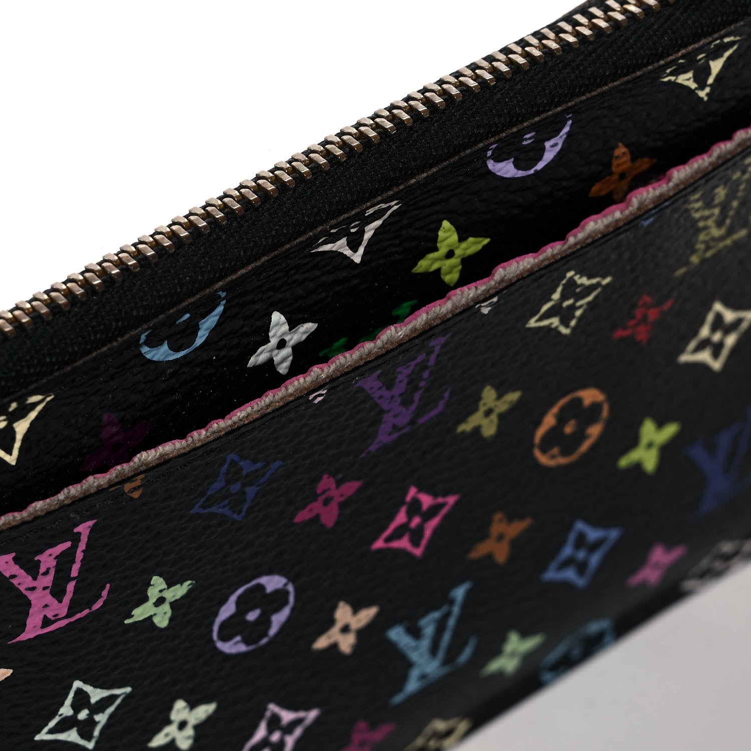 Louis Vuitton Monogram Multicolor Key Pouch Black Grenade 11 of 11
