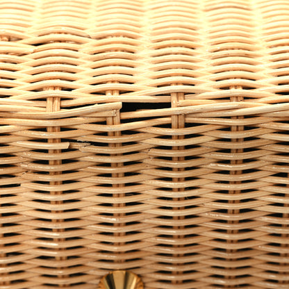 Prada Wicker Canvas Large Tote Naturale Black 10 of 14