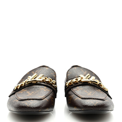 Louis Vuitton Monogram Upper Case Flat Loafer 37.5 2 of 7