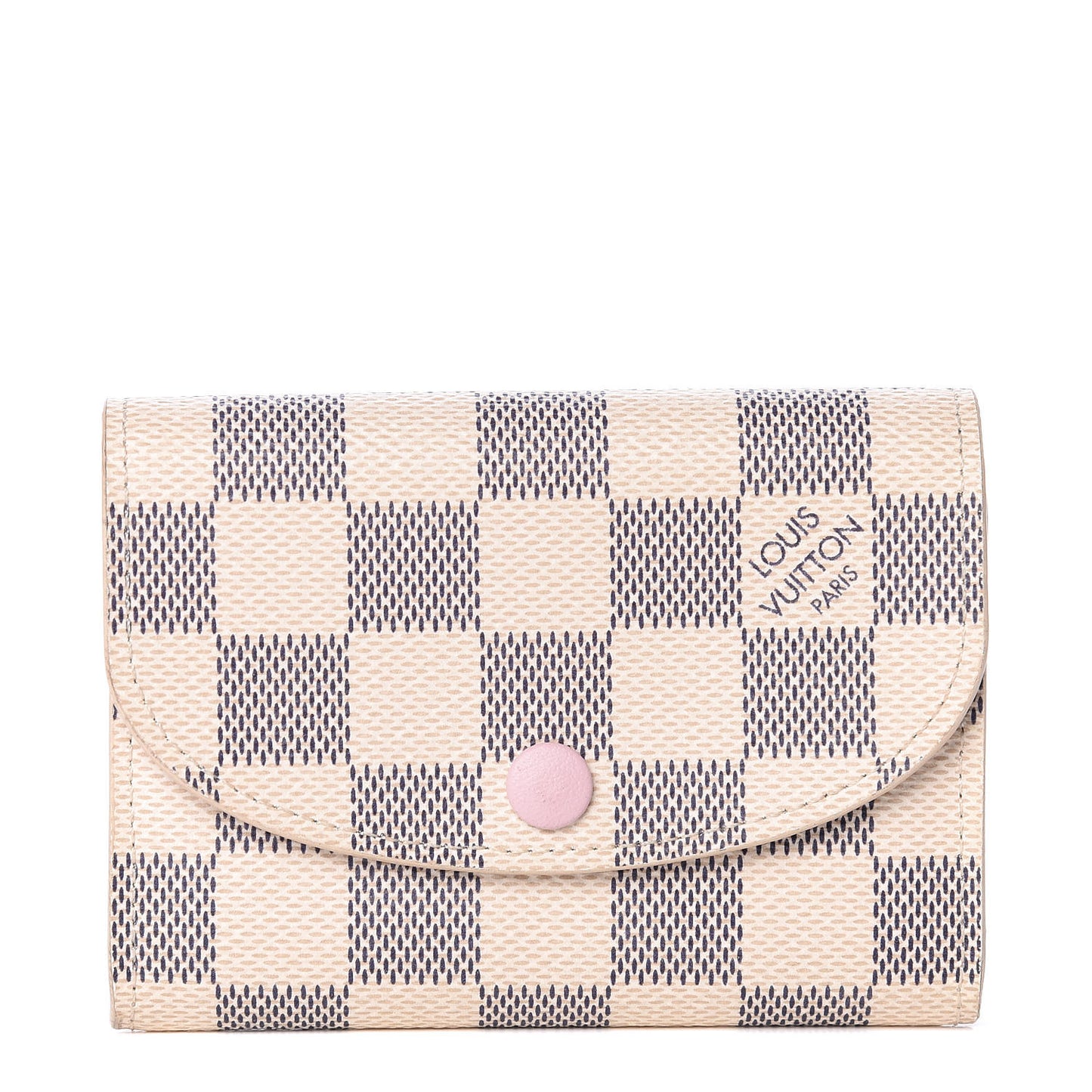 Damier Azur Rosalie Coin Purse Rose Ballerine
