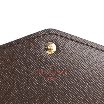 Louis Vuitton Damier Ebene Sarah Wallet NM 6 of 8