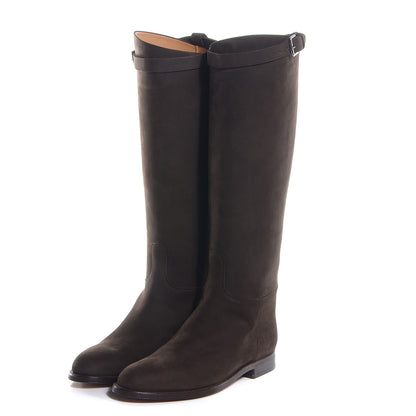 Hermes Nubuck Bardigiano Boots 37.5 3 of 9
