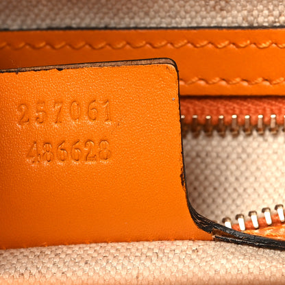Gucci Monogram Web Medium Mayfair Tote Orange 7 of 10
