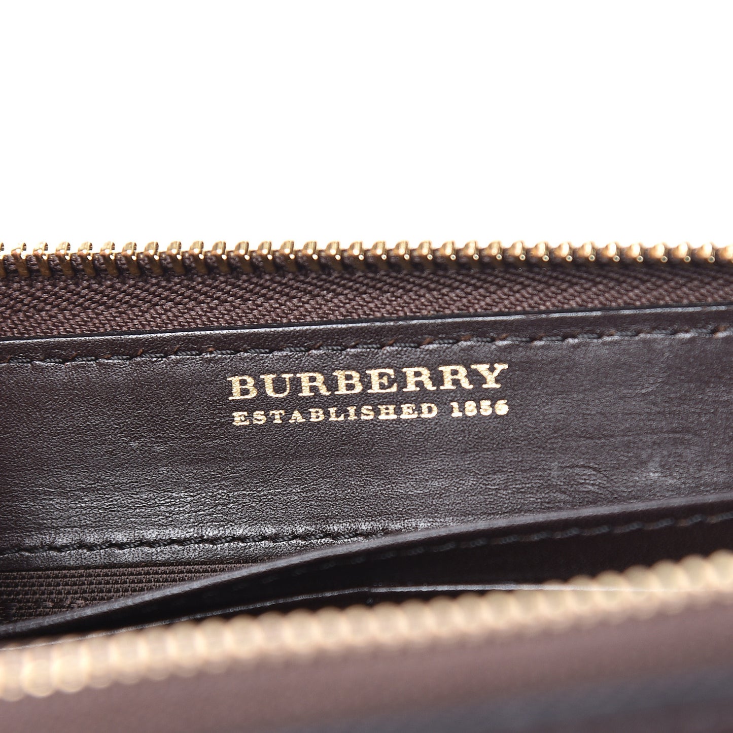 Haymarket Check Large Ziggy Zip Around Wallet Chocolate