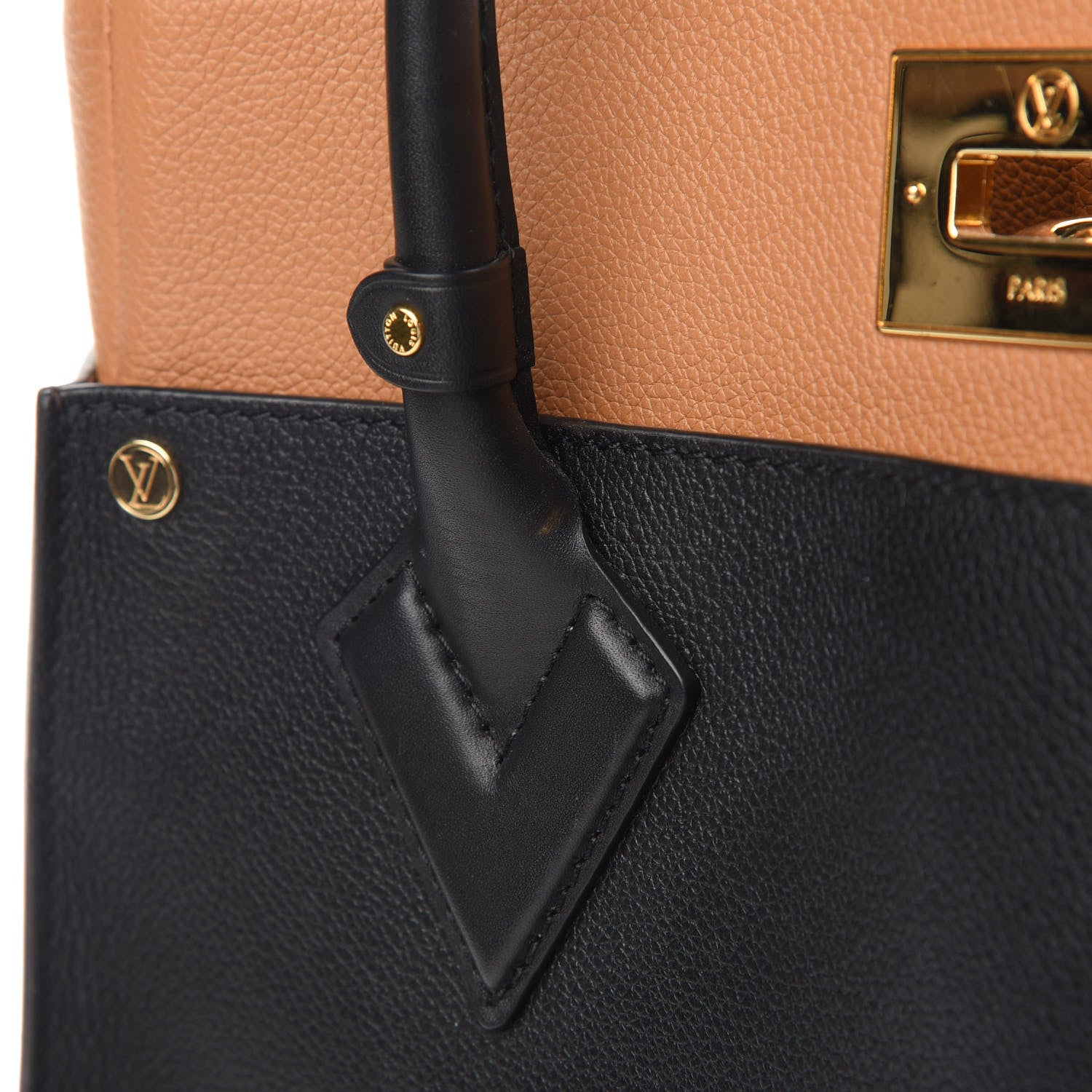 Louis Vuitton Calfskin Monogram On My Side Black 23 of 29