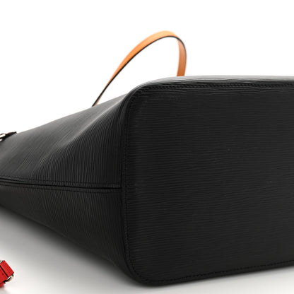 Louis Vuitton Epi Neverfull MM Noir 9 of 11