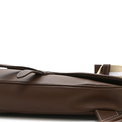 Christian Dior Grained Calfskin Kim Jones Saddle Bag Brown 10 of 10