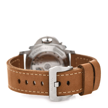 Panerai Stainless Steel Calfskin 44mm Luminor 1950 3 Day Power Reserve Automatic Watch Black PAM00321 3 of 5