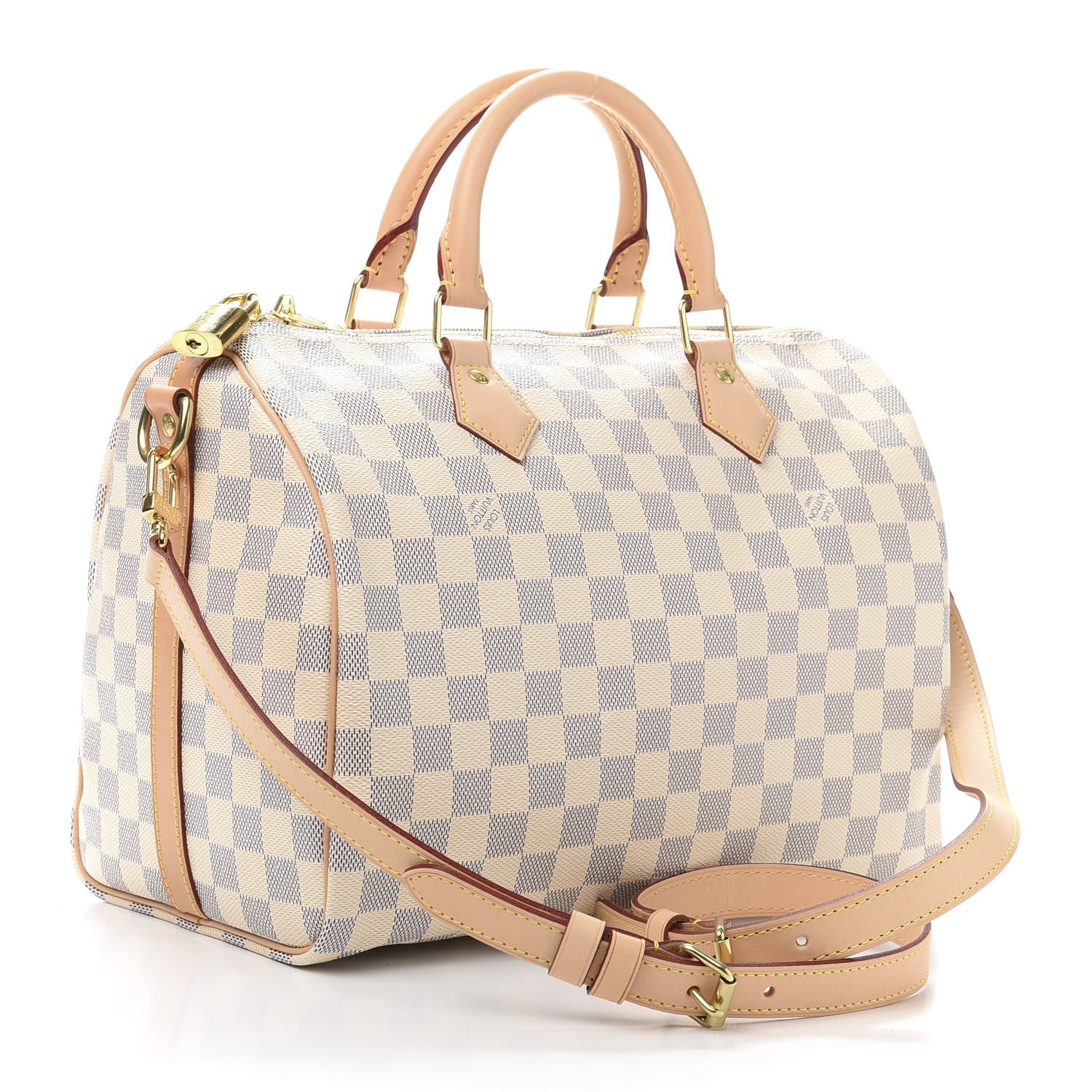 Louis Vuitton Damier Azur Speedy Bandouliere 30 3 of 10