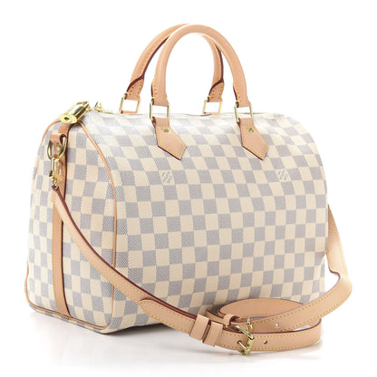 Louis Vuitton Damier Azur Speedy Bandouliere 30 3 of 10