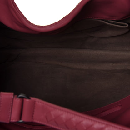 Bottega Veneta Nappa Intrecciato Medium Campana Hobo Amaranto 4 of 4