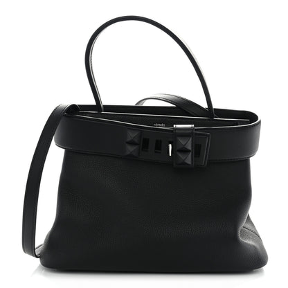Hermes Togo Swift Medor Bag Black 1 of 10