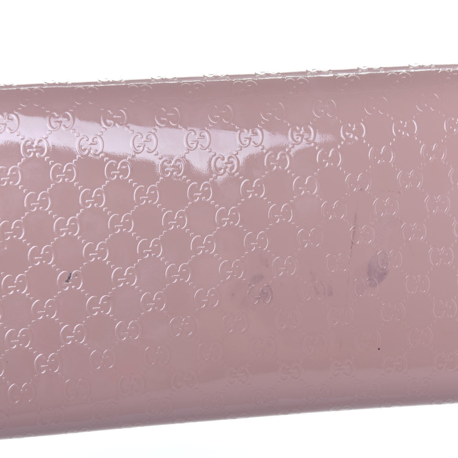 Gucci Patent Microguccissima Small Broadway Clutch Dark Cipria 9 of 9