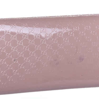 Gucci Patent Microguccissima Small Broadway Clutch Dark Cipria 9 of 9