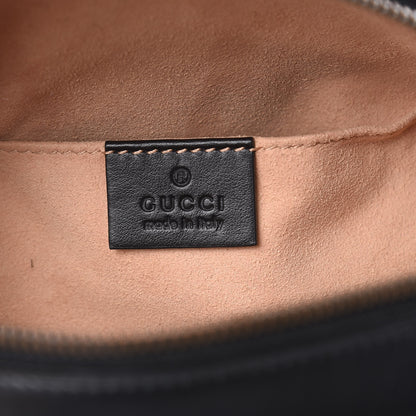 Gucci Calfskin Matelasse Animal Studs GG Marmont Belt Bag 95 38 Black 6 of 9