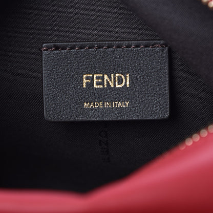 Fendi Vitello Century FF 1974 Embossed Mini Camera Case Fragola 6 of 7