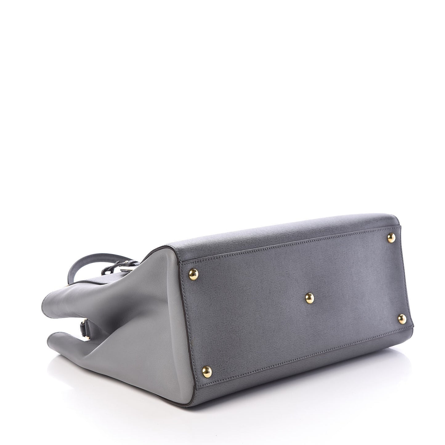 Vitello Elite Flamingo Regular 2Jours Tote Grigio Grigio Chiaro