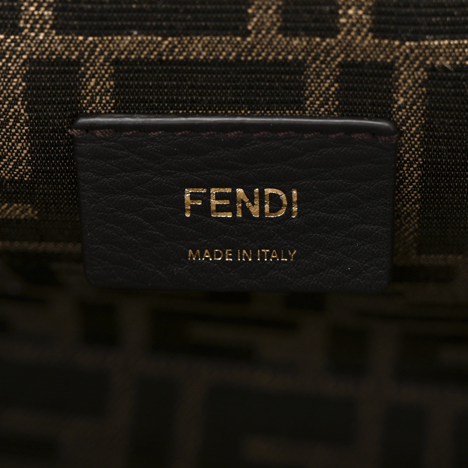 Fendi Shiny Nappa Small Fendi First Black 6 of 10