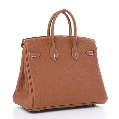 Hermes Togo Birkin 25 Gold 3 of 31