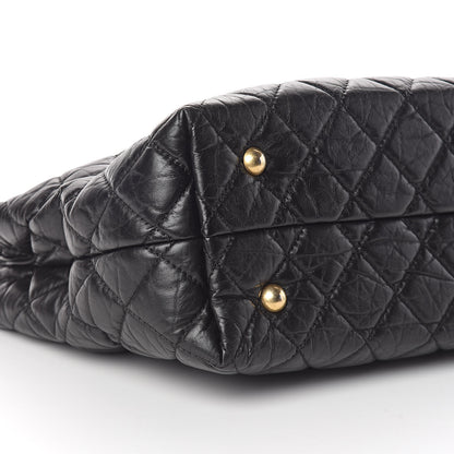 Chanel Aged Calfskin Reissue 2.55 Tote Black 9 of 10