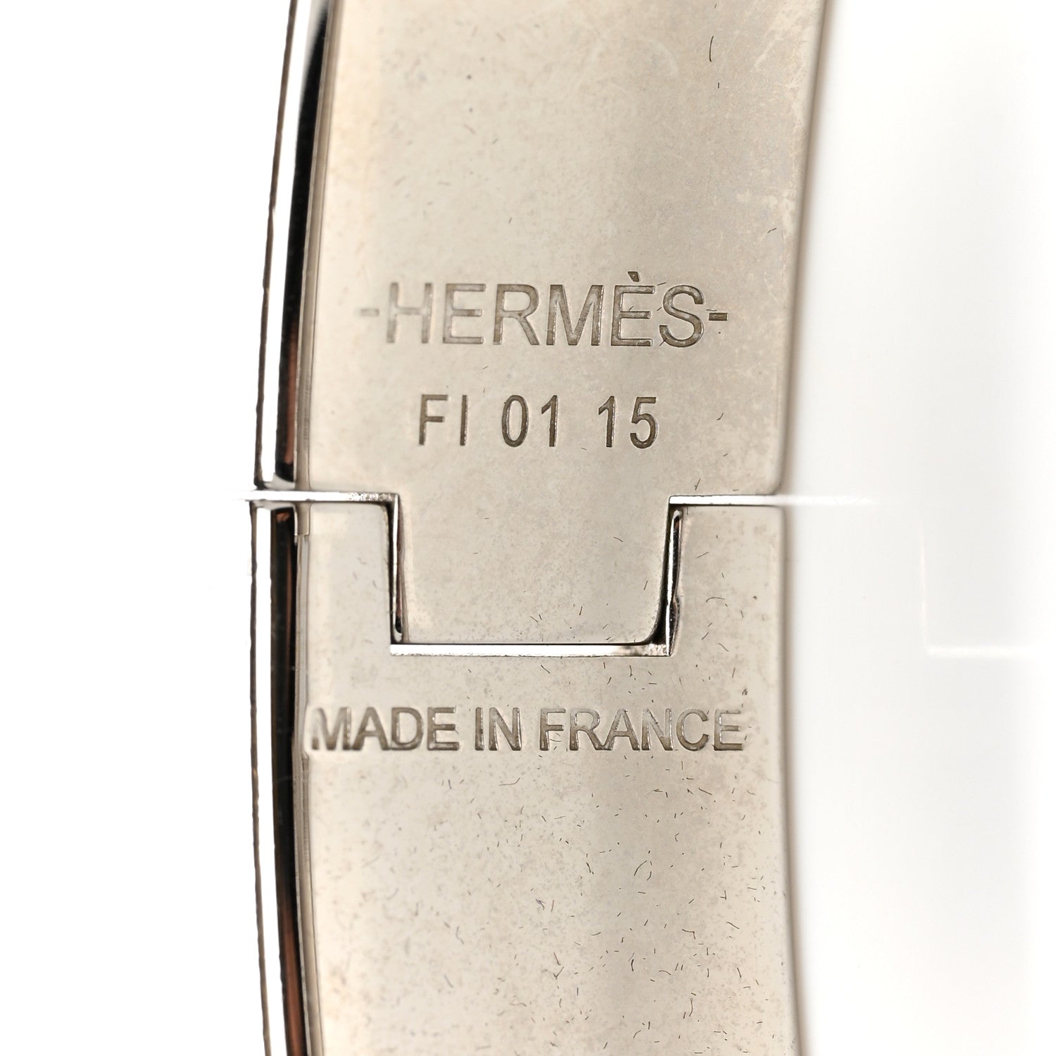 Hermes Enamel Narrow Clic Clac H Bracelet GM Black 4 of 4