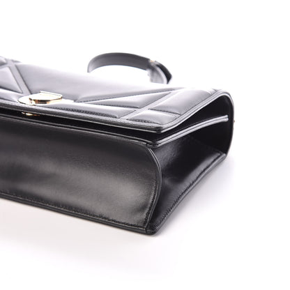 Christian Dior Lambskin Medium Diorama Flap Bag Black 6 of 10