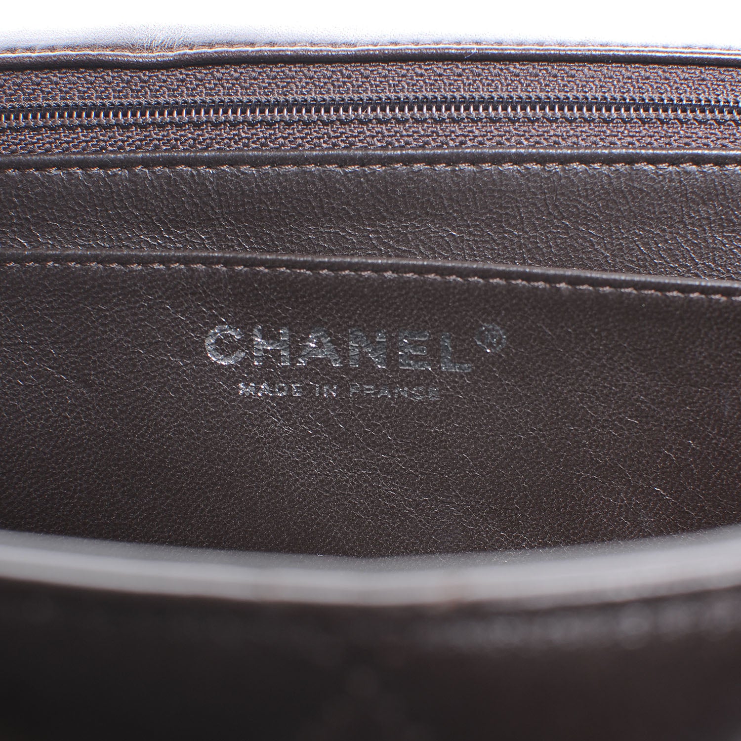 Chanel Lambskin Jumbo Single Flap Brown 7 of 8