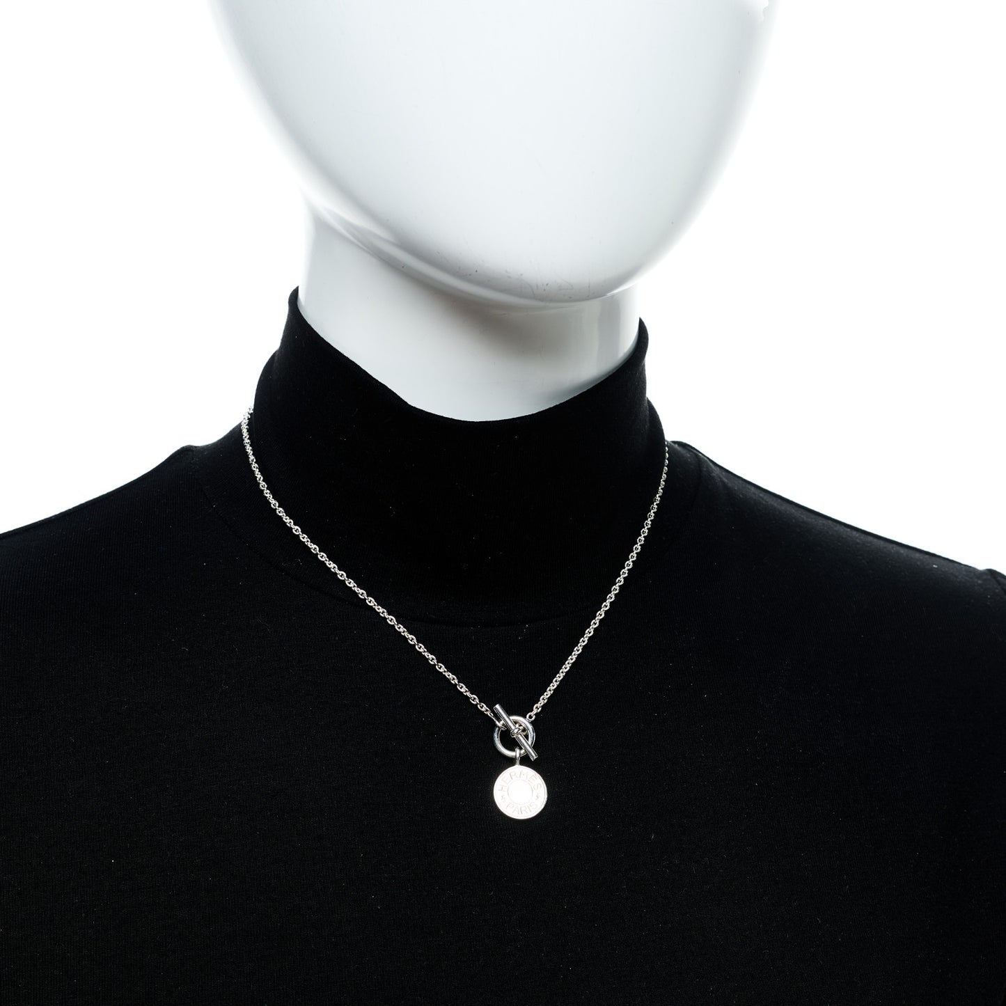 Sterling Silver Amulettes Ex-Libris Pendant Necklace
