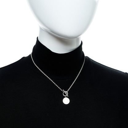 Hermes Sterling Silver Amulettes Ex-Libris Pendant Necklace 2 of 5