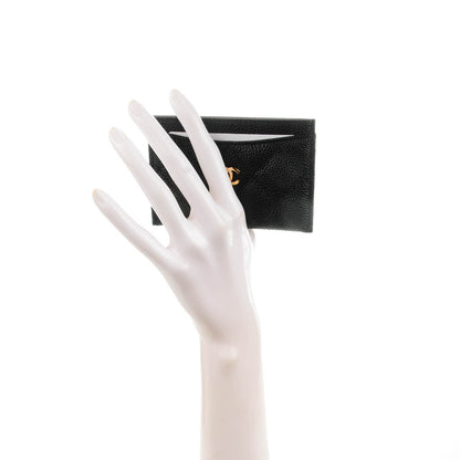 Chanel Caviar Quilted Card Holder Black 2 of 8