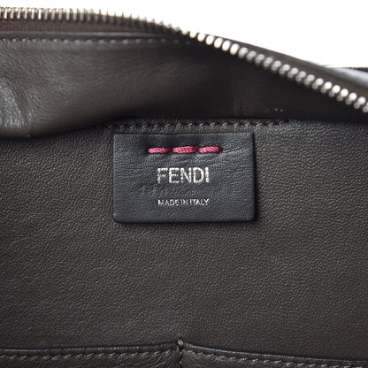 Fendi Vitello Dolce Shiny Nappa Petite 3Jours Tote Magenta Carbone 6 of 9