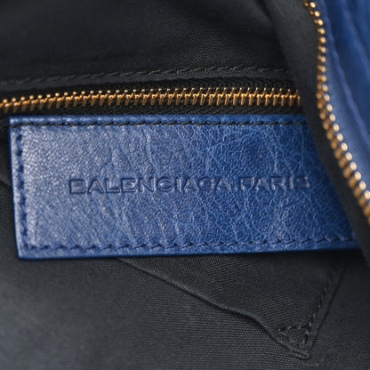 Balenciaga Agneau Giant 12 Gold Hardware Town Bleu Mineral 7 of 11