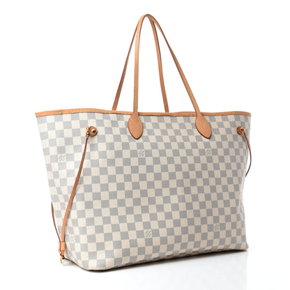Louis Vuitton Damier Azur Neo Neverfull GM Rose Ballerine 3 of 14