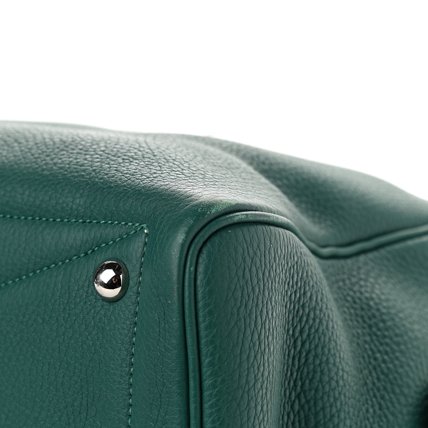 Hermes Taurillon Clemence Victoria II 35 Malachite 10 of 11