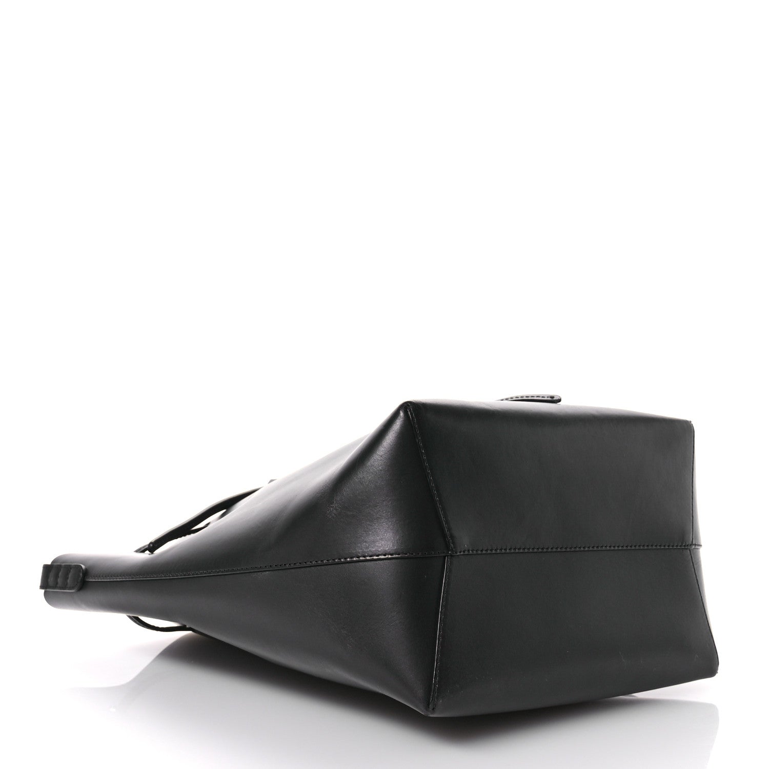 Mansur Gavriel Vegetable Tanned Calfskin Bucket Bag Black Flamma 4 of 12