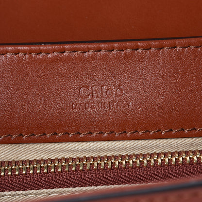 Chloe Calfskin Small C Double Carry Sepia Brown 9 of 10