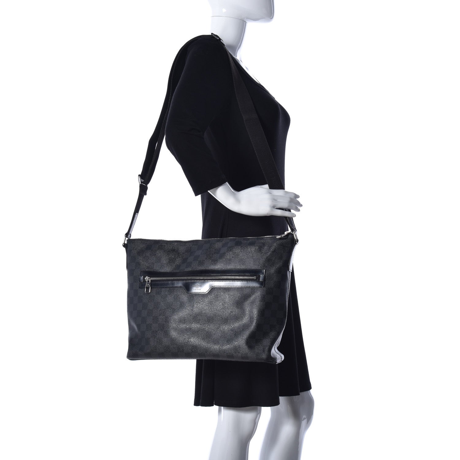 Louis Vuitton Damier Graphite Mick MM 2 of 10