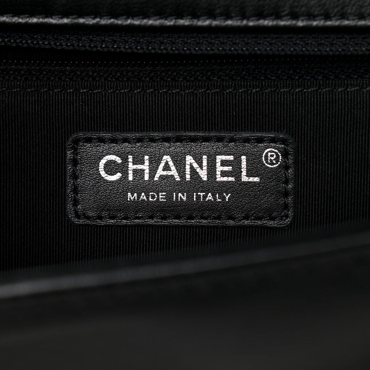 Lambskin Quilted New Medium Boy Flap Black