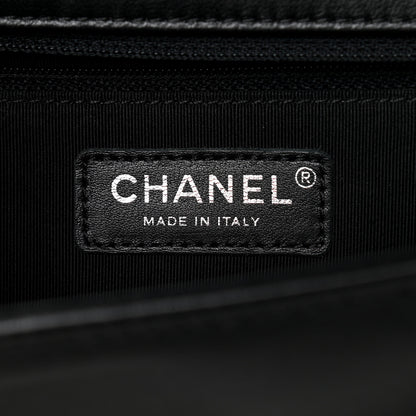 Chanel Lambskin Quilted New Medium Boy Flap Black 6 of 10