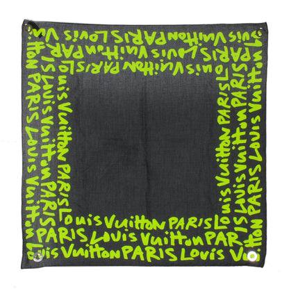 Louis Vuitton Cotton Graffiti Bandana Green 2 of 7