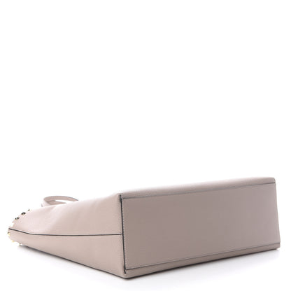 Valentino Garavani Grained Calfskin Rockstud Shoulder Tote Poudre 3 of 8