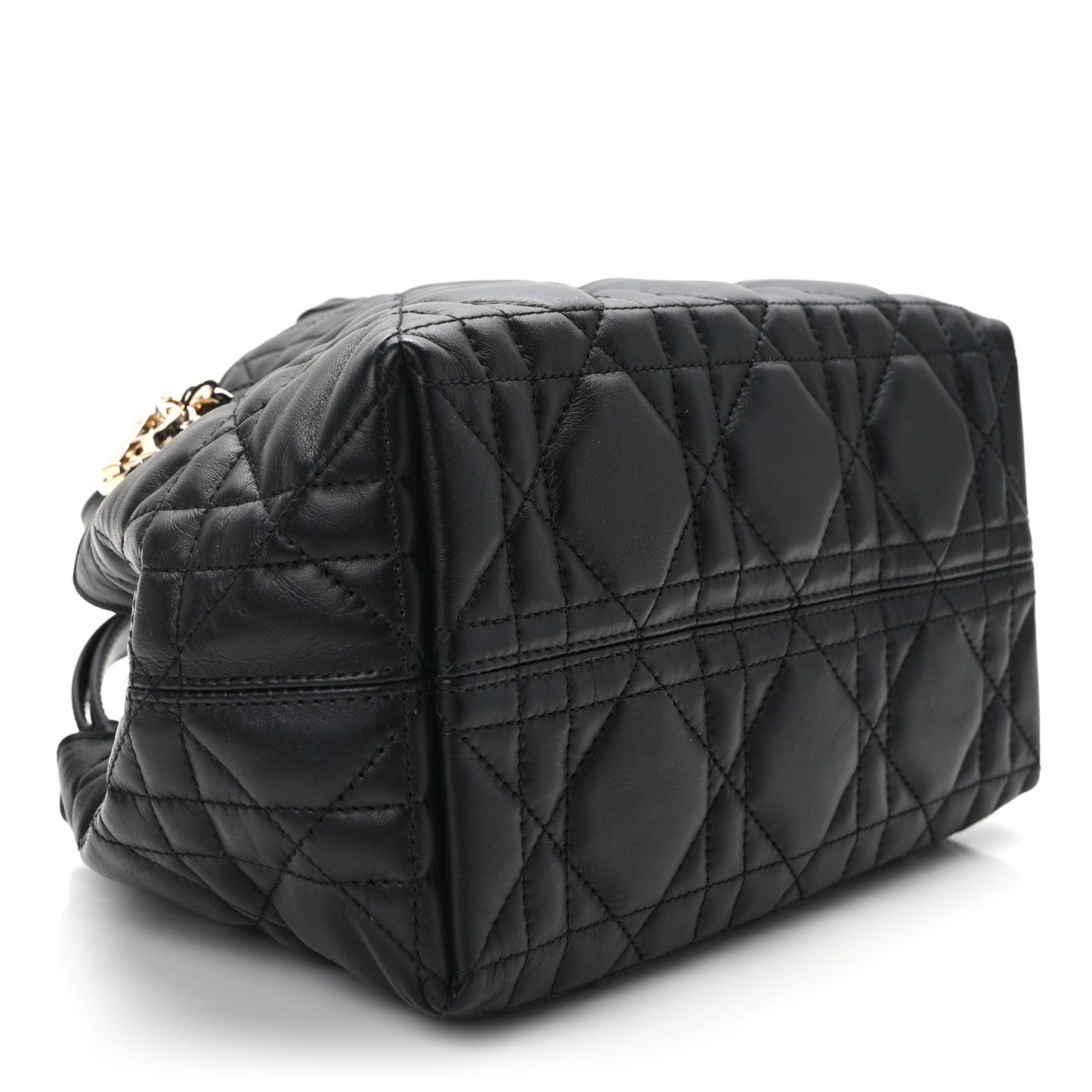 Calfskin Macrocannage Small Toujours Black