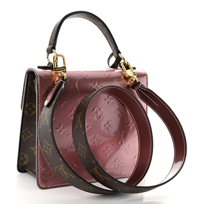 Louis Vuitton Louis Vuitton Vernis Monogram Spring Street Rose Pale Metallise Rose Ballerine 4 of 11