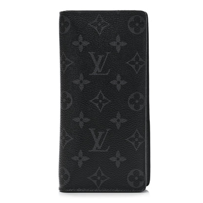 Louis Vuitton Monogram Eclipse Brazza Wallet 1 of 6